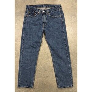 Levis 505 Jeans Men 32x30 Regular Fit Straight Leg Medium Wash Blue Denim Cotton